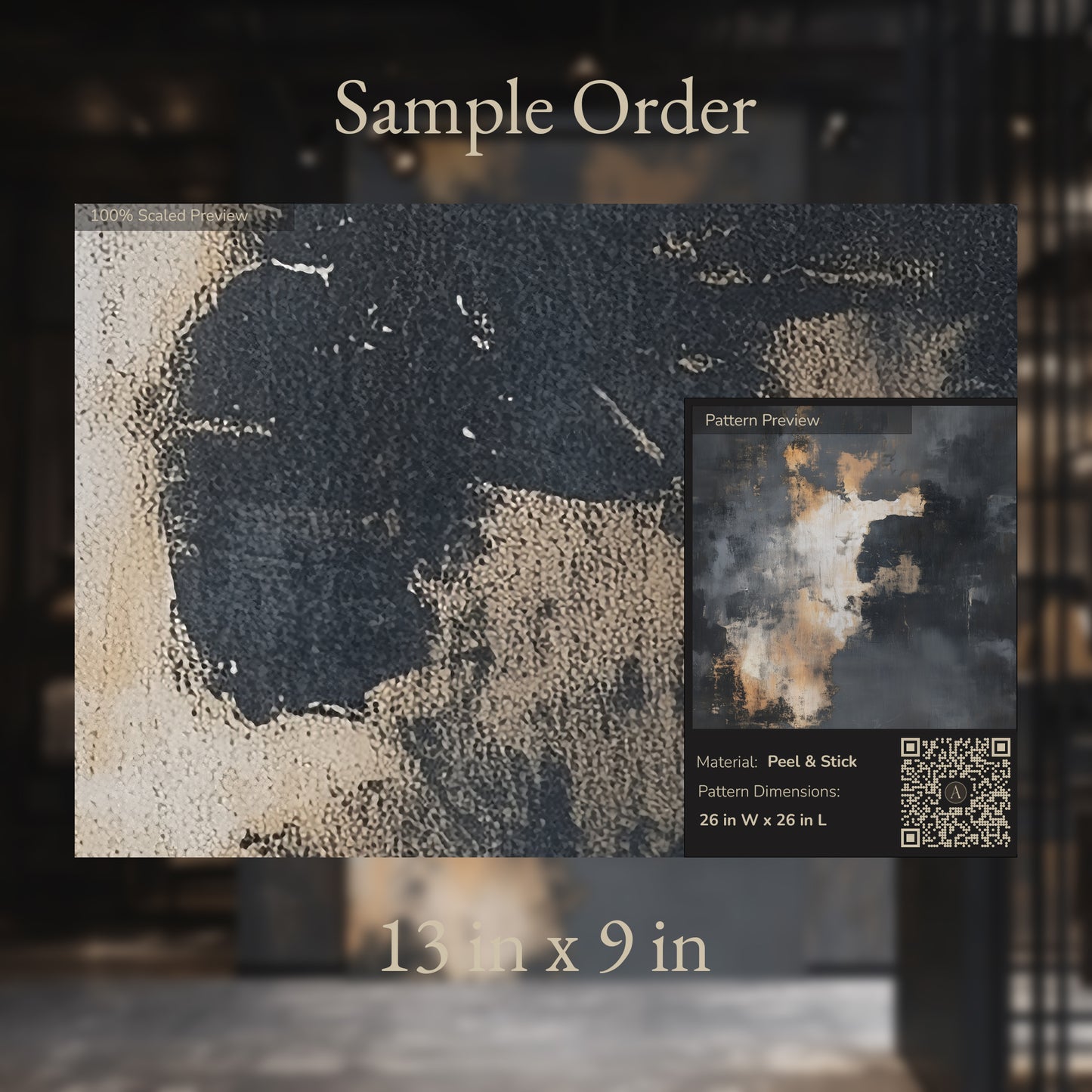 Aged Steel Industrial Wallpaper Mural