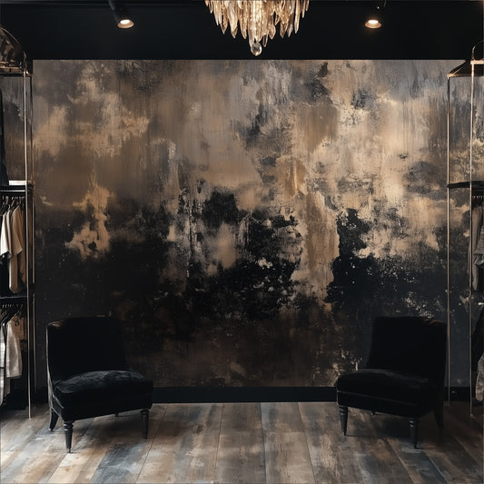 Bronze Ash Industrial Wallpaper Mural