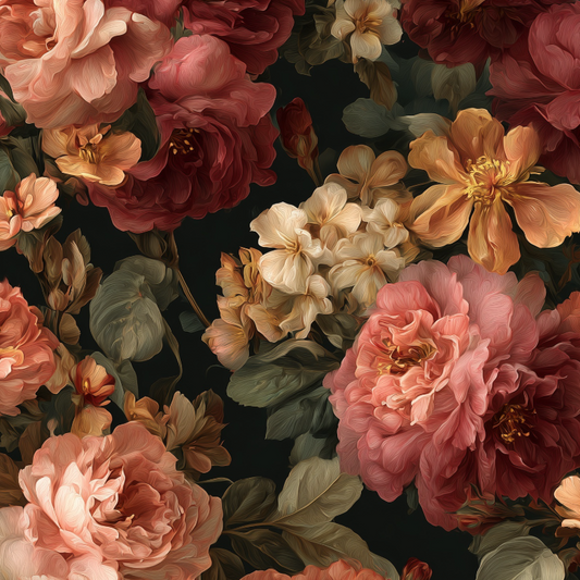 Midnight Conservatory Dark Academia Wallpaper