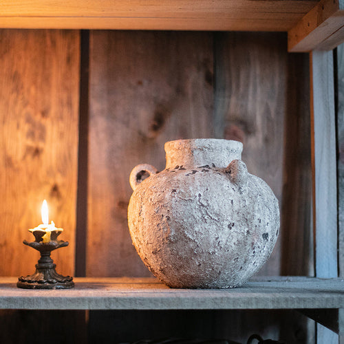 Pottery Stoneware Vase Zen Style Pottery for Dried Flowers