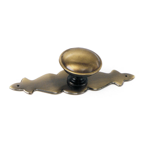 4 x 1 in. Backplate - Antique Brass